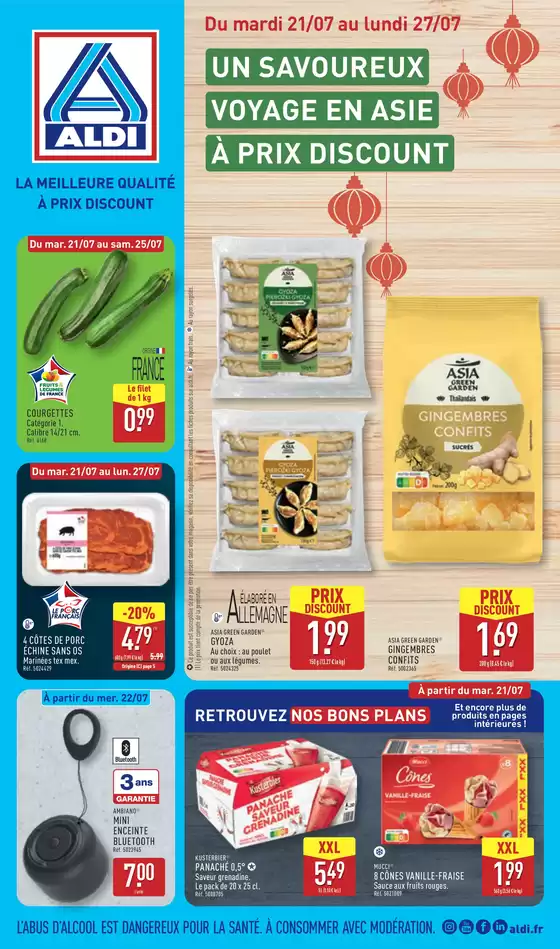 Catalogue Aldi | UN SAVOUREUX VOYAGE EN ASIE À PRIX DISCOUNT | 2026-07-21T00:00:00.000Z - 2026-07-27T00:00:00.000Z