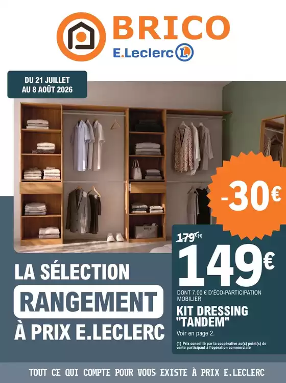 Catalogue E.Leclerc Brico | Trafic Brico 8 | 2026-07-21T00:00:00.000Z - 2026-08-08T00:00:00.000Z