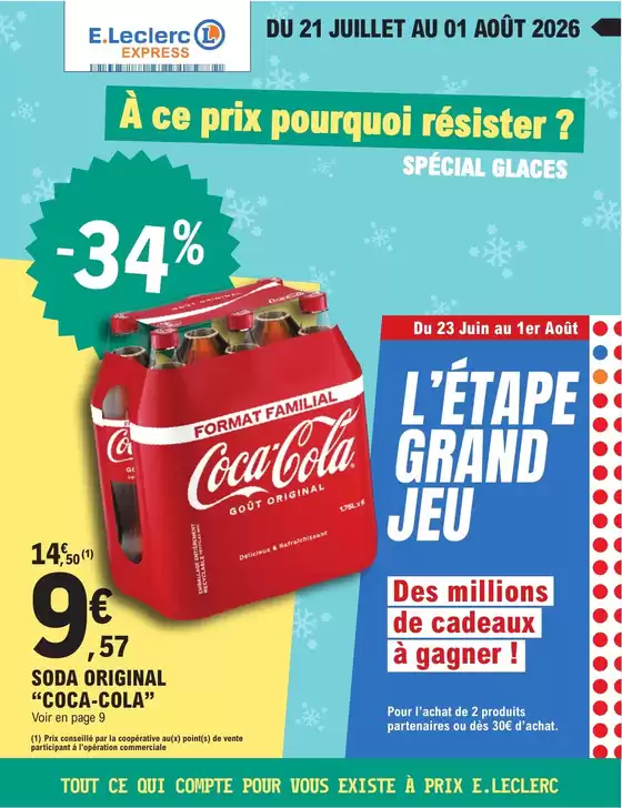 Catalogue E.Leclerc Express à Unieux | DEPENSER MOINS 17 - EXPRESS | 2026-07-21T00:00:00.000Z - 2026-08-01T00:00:00.000Z