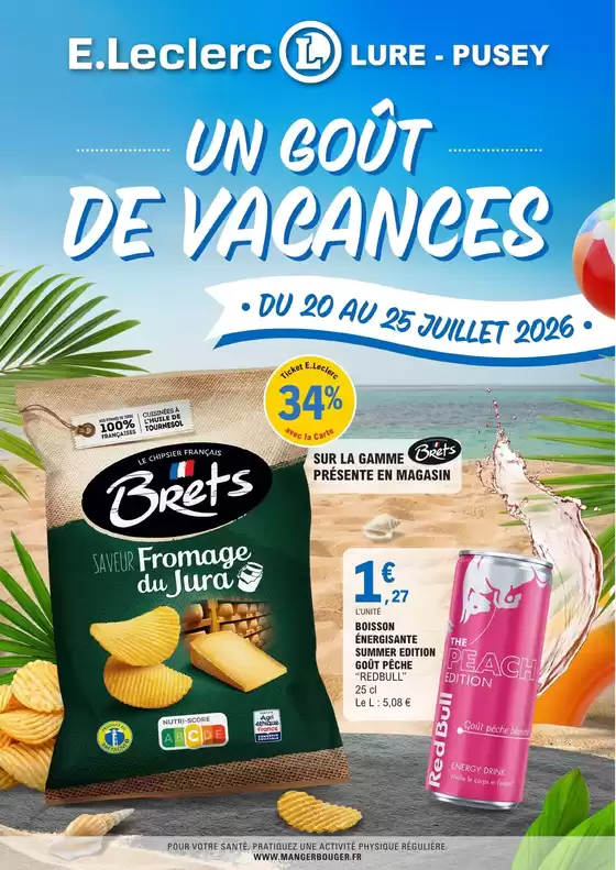 Catalogue E.Leclerc | UN GOUT DE VACANCES | 2026-07-20T00:00:00.000Z - 2026-07-25T00:00:00.000Z