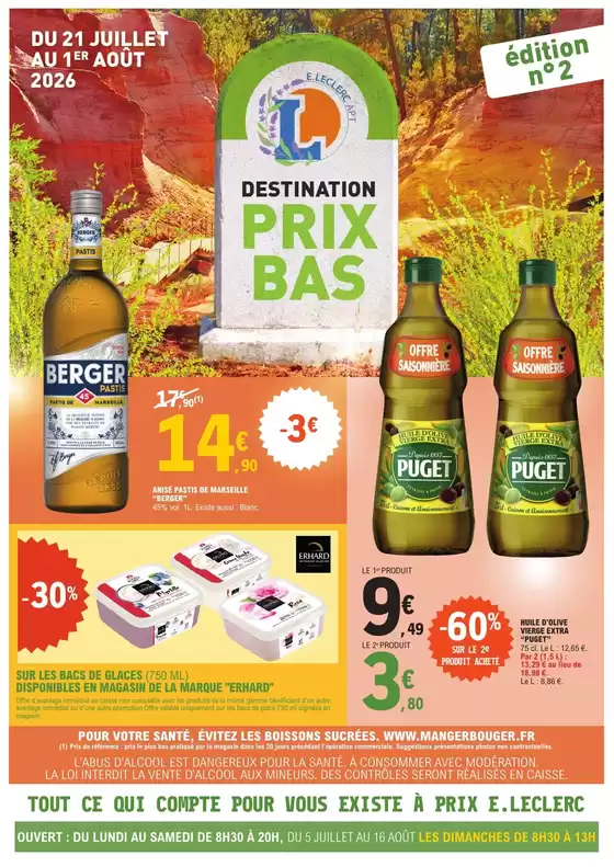 Catalogue E.Leclerc à Rott | EDITION Estivale N°2 | 2026-07-21T00:00:00.000Z - 2026-08-01T00:00:00.000Z