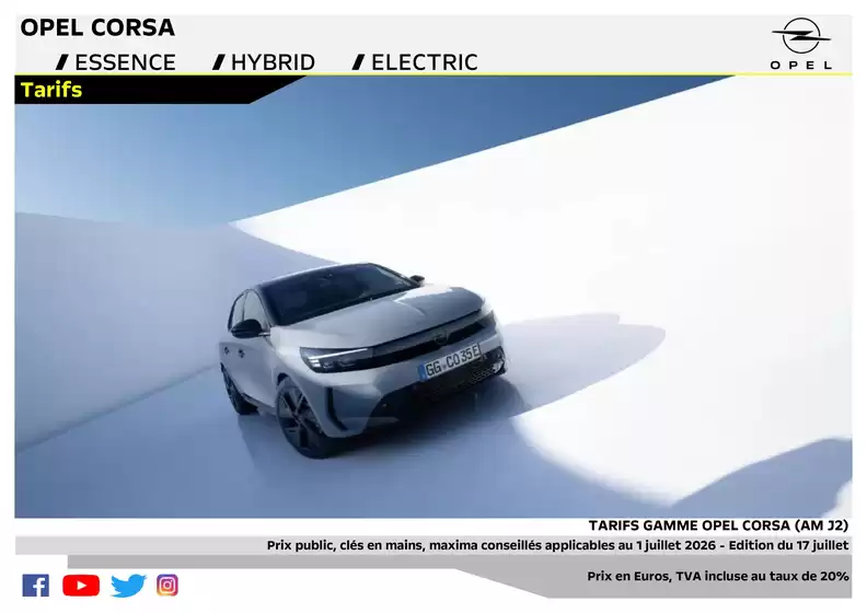 Catalogue Opel | Large sélection d'offres | 2026-07-21T00:00:00.000Z - 2026-12-31T00:00:00.000Z