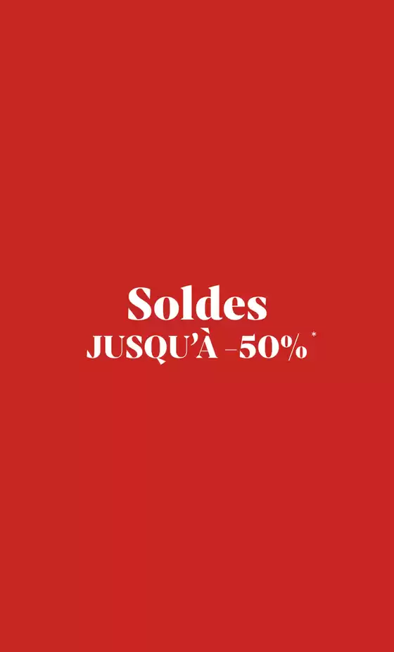 Catalogue Etam | SOLDES jusqu'à -50 % | 2026-07-22T00:00:00.000Z - 2026-07-31T00:00:00.000Z