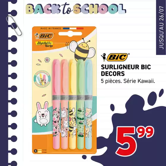 Catalogue Trafic à Clary | LES STYLOS DE LA RENTRÉE SONT DÉJÀ DE SORTIE ! | 2026-07-23T00:00:00.000Z - 2026-07-26T00:00:00.000Z