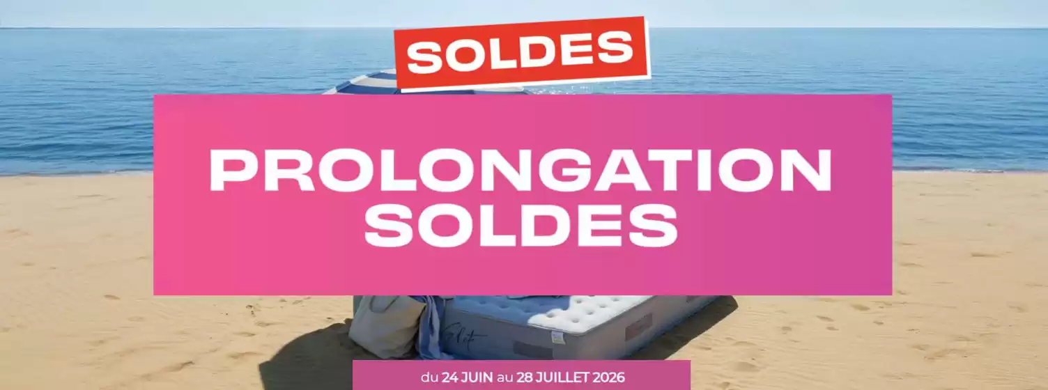 Catalogue L'univers du sommeil | SOLDES jusqu'à -50 % | 2026-07-23T00:00:00.000Z - 2026-07-28T00:00:00.000Z