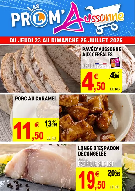 Catalogue E.Leclerc à Trèves (Rhône) | PROM AUSSONNE SEM30 | 2026-07-23T00:00:00.000Z - 2026-07-26T00:00:00.000Z