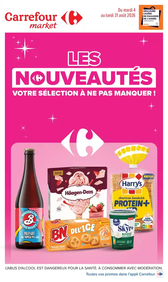 Catalogue Carrefour Market | LES NOUVEAUTÉS DAOUT | 2026-08-04T00:00:00.000Z - 2026-08-31T00:00:00.000Z