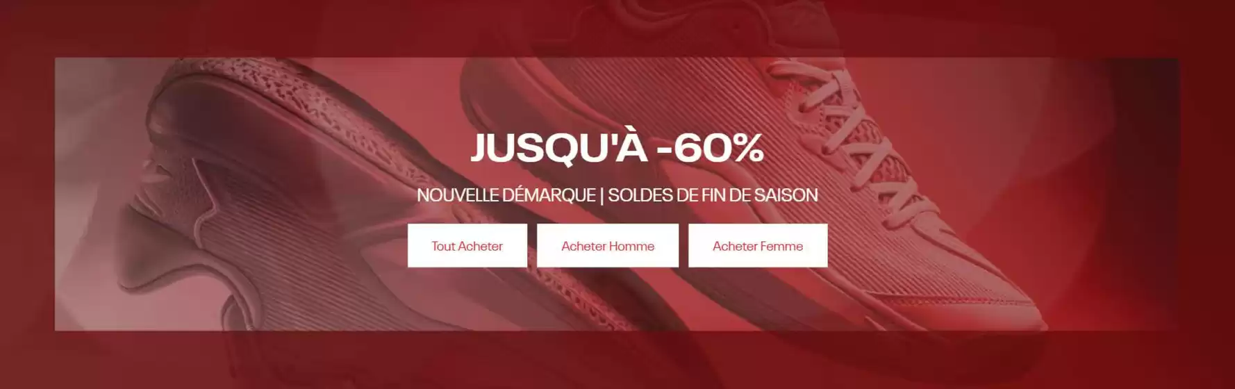 Catalogue Reebok | SOLDES jusqu'à -60 % | 2026-07-23T00:00:00.000Z - 2026-08-09T00:00:00.000Z