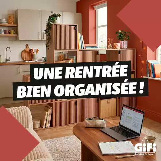 Catalogue Gifi | On range, on organise… et la rentrée peut commencer ! | 2026-07-24T00:00:00.000Z - 2026-08-02T00:00:00.000Z