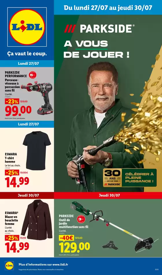 Catalogue Lidl | Les Exclus Web de la semaine | 2026-07-27T00:00:00.000Z - 2026-07-30T00:00:00.000Z