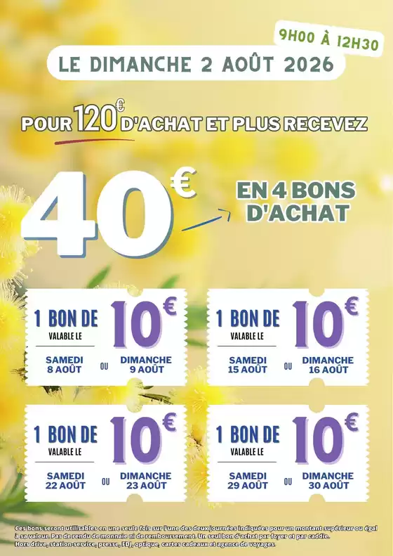 Catalogue E.Leclerc | Bons dachat 2 août | 2026-08-02T00:00:00.000Z - 2026-08-30T00:00:00.000Z