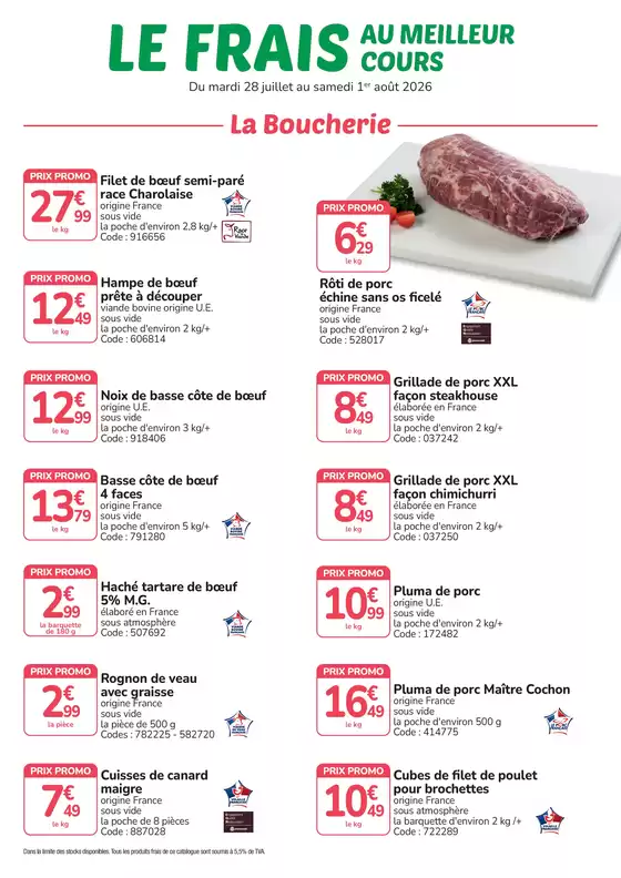 Catalogue Promocash | Meilleur cours | 2026-07-27T00:00:00.000Z - 2026-08-01T00:00:00.000Z