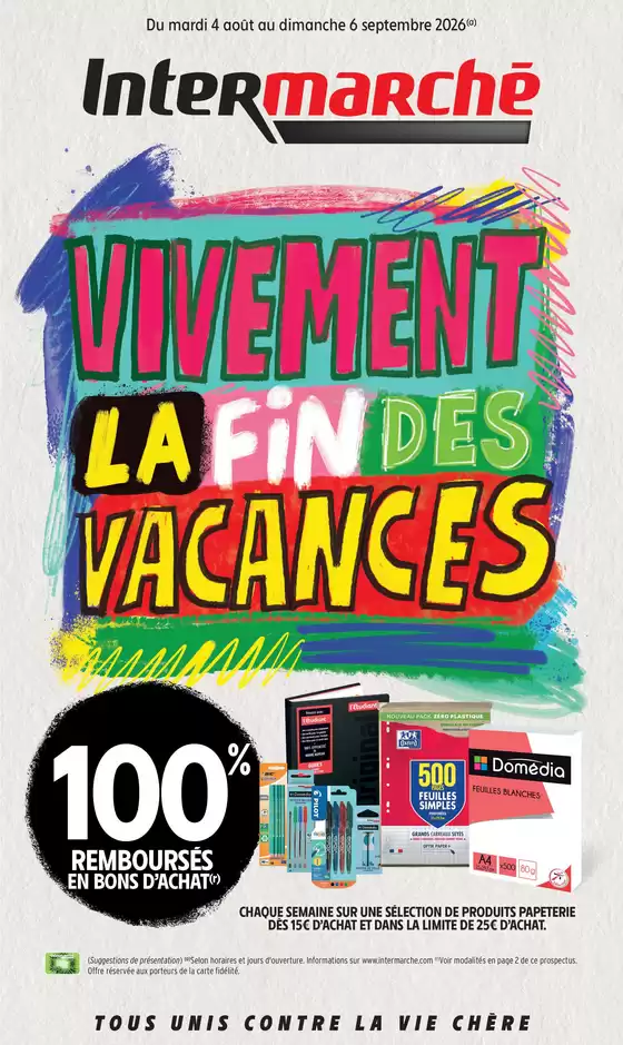 Catalogue Intermarché Express à Saint-Georges-lès-Baillargeaux | EVEN RENTREE DES CLASSES | 2026-08-04T00:00:00.000Z - 2026-09-06T00:00:00.000Z