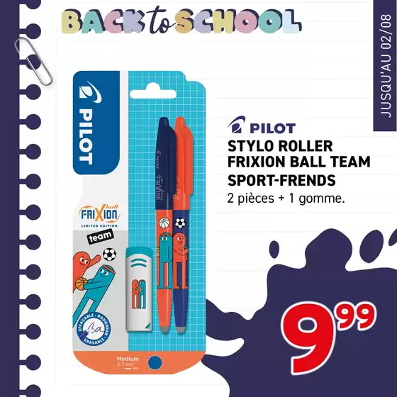 Catalogue Trafic à Orgeval (Yvelines) | LES STYLOS QUI DONNENT PRESQUE ENVIE DE REPRENDRE LES COURS ! | 2026-07-28T00:00:00.000Z - 2026-08-02T00:00:00.000Z