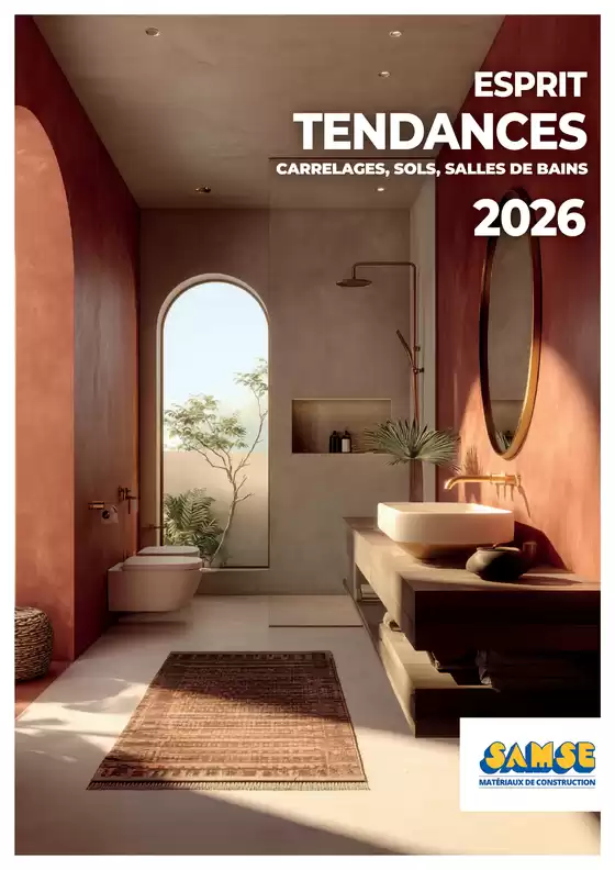 Catalogue SAMSE à Sennecey-lès-Dijon | Esprit tendances 2026 SAMSE | 2026-01-01T00:00:00.000Z - 2026-12-31T00:00:00.000Z