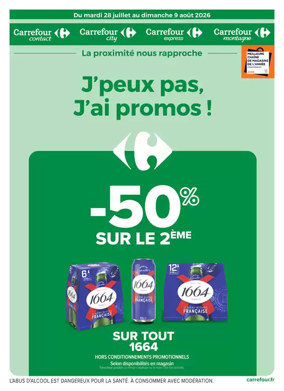 Catalogue Carrefour City | J'peux pas, J'ai promos! | 2026-07-28T00:00:00.000Z - 2026-08-09T00:00:00.000Z