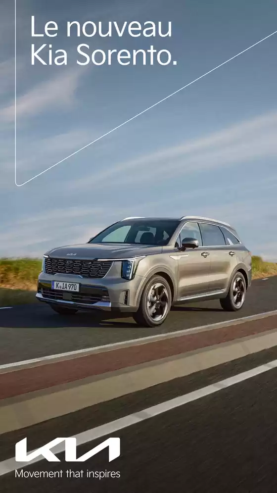 Catalogue KIA à Parcey | Kia France Brochure Mobile Sorento | 2026-07-28T00:00:00.000Z - 2026-12-31T00:00:00.000Z