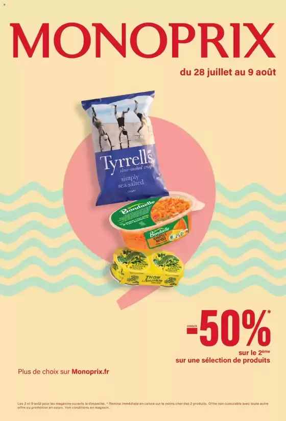 Catalogue Monop' à La Queue-en-Brie | SOLDES jusqu'à -50 % | 2026-07-29T00:00:00.000Z - 2026-08-09T00:00:00.000Z