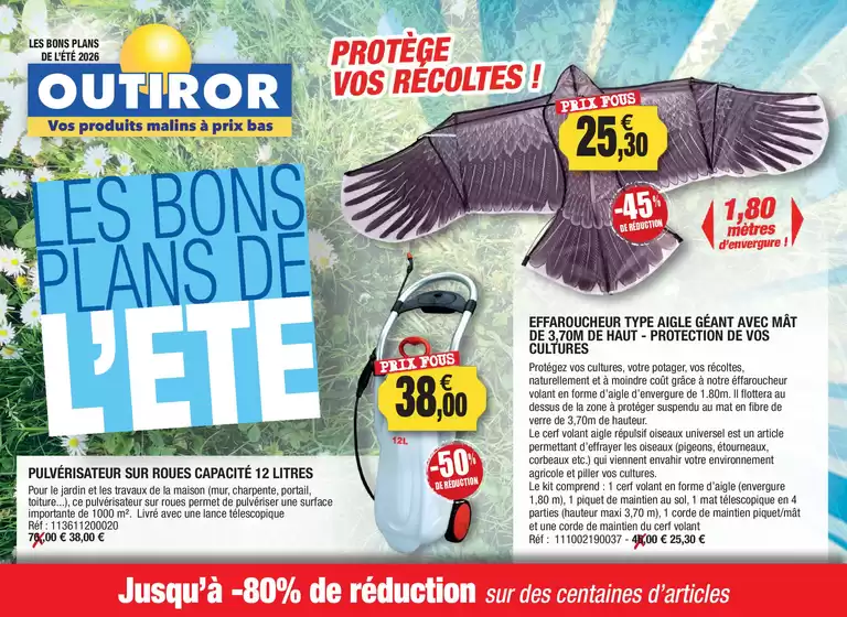 Catalogue Outiror à Nogent-sur-Marne | Les bons plans l'été | 2026-06-01T00:00:00.000Z - 2026-08-31T00:00:00.000Z
