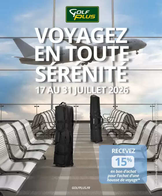 Catalogue Golf Plus | Housses de voyage | 2026-07-31T00:00:00.000Z - 2026-07-31T00:00:00.000Z