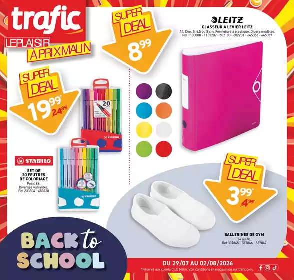 Catalogue Trafic à Thiais | Le plaisir à prix malin | 2026-07-31T00:00:00.000Z - 2026-08-02T00:00:00.000Z