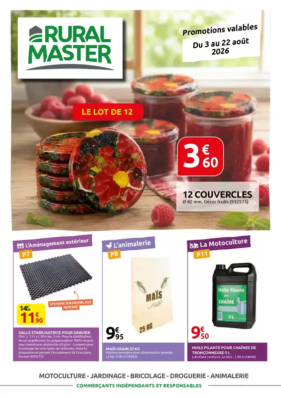Catalogue Rural Master | RURAL MASTER | 2026-08-03T00:00:00.000Z - 2026-08-22T00:00:00.000Z