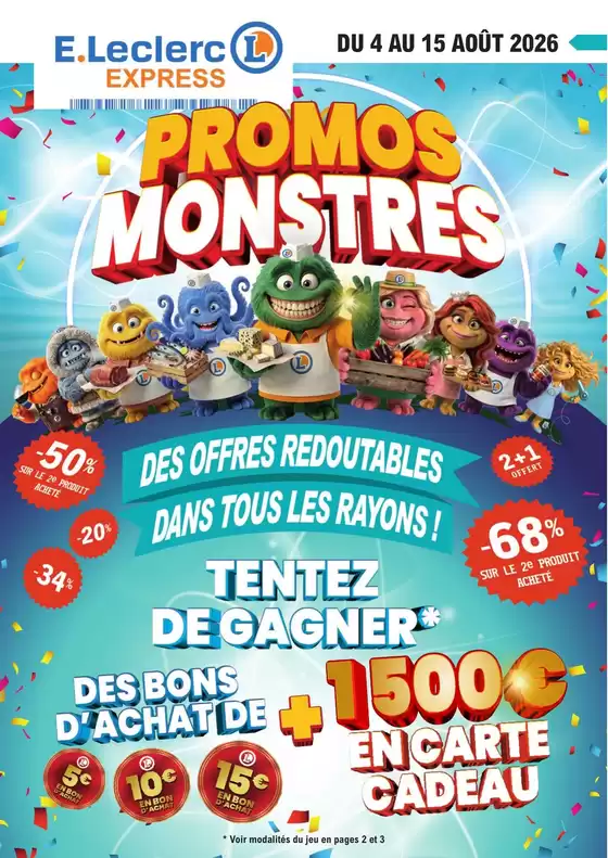 Catalogue E.Leclerc Express | ANNIVERSAIRE EXPRESS | 2026-08-04T00:00:00.000Z - 2026-08-15T00:00:00.000Z