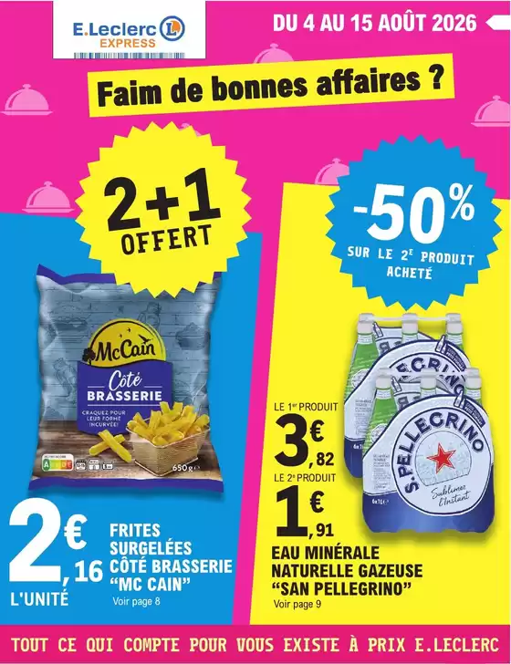 Catalogue E.Leclerc Express | DEPENSER MOINS 18 - EXPRESS | 2026-08-04T00:00:00.000Z - 2026-08-15T00:00:00.000Z