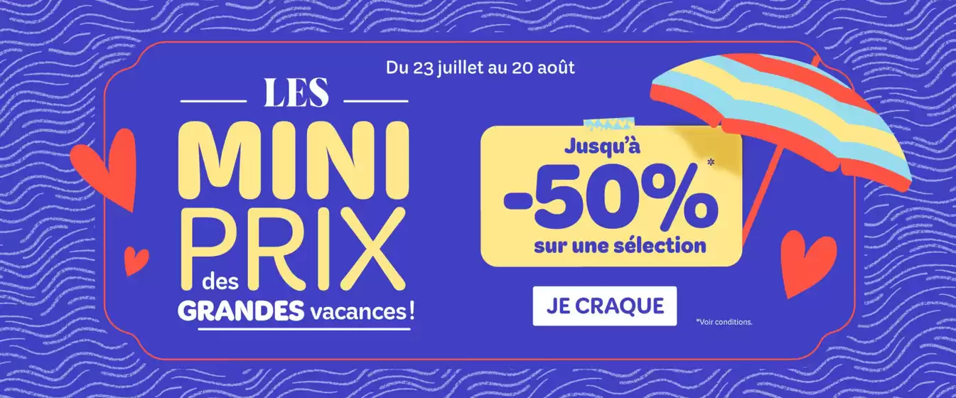 Catalogue Aubert à La Ravoire | Les mini prix des grandes vacances ! | 2026-08-03T00:00:00.000Z - 2026-08-20T00:00:00.000Z