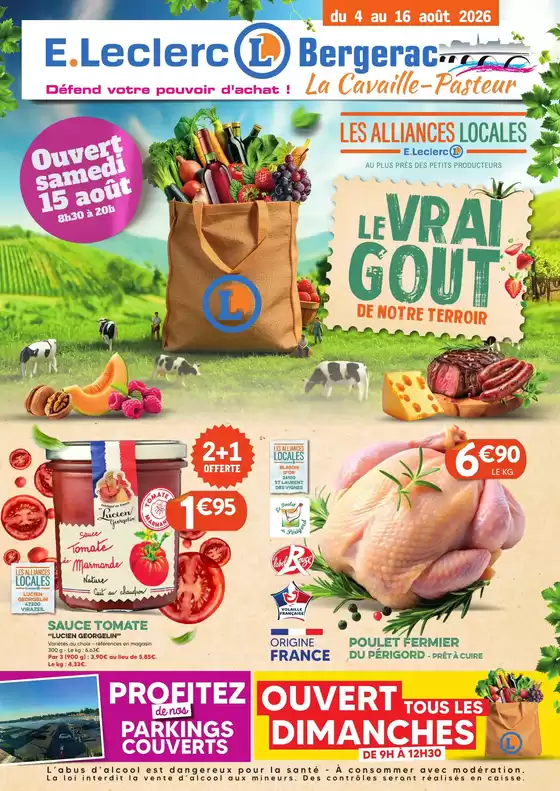 Catalogue E.Leclerc à Marolles-en-Hurepoix | Saveurs et Terroirs | 2026-08-04T00:00:00.000Z - 2026-08-16T00:00:00.000Z