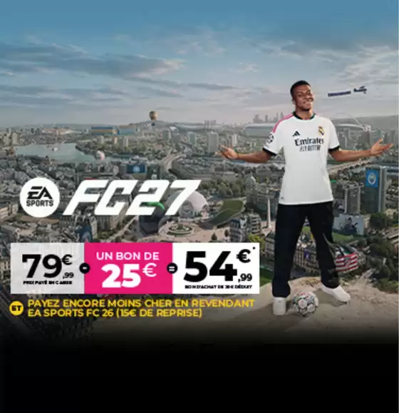 Catalogue Micromania à Montreuil-sur-Ille | EA Sports FC 27 | 2026-08-03T00:00:00.000Z - 2026-08-16T00:00:00.000Z