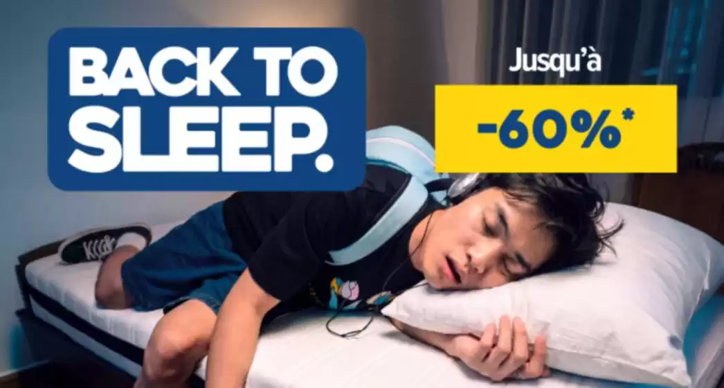 Catalogue Le roi du matelas à Puyvert | Back To Sleep | 2026-08-03T00:00:00.000Z - 2026-08-26T00:00:00.000Z