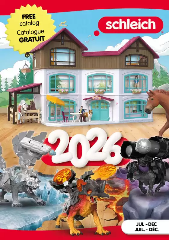 Catalogue Schleich | Schleich Télécharger maintenant | 2026-07-01T00:00:00.000Z - 2026-12-31T00:00:00.000Z
