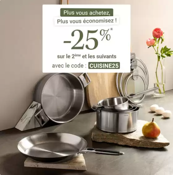 Catalogue Mathon | -25% sur le 2ème article et les suivants* : code CUISINE25 | 2026-08-05T00:00:00.000Z - 2026-08-23T00:00:00.000Z