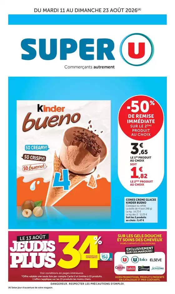 Catalogue Super U | Catalogue SUPER U | 2026-08-11T00:00:00.000Z - 2026-08-23T00:00:00.000Z