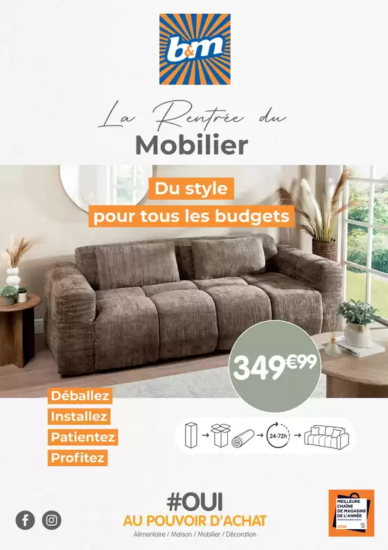 Catalogue B&M | MOBILIER | 2026-08-06T00:00:00.000Z - 2026-09-15T00:00:00.000Z