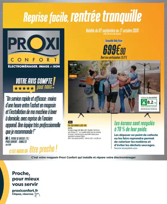 Catalogue Proxi Confort à Marcq-en-Barœul | PRX BB Tabloid Septembre 2026 | 2026-09-07T00:00:00.000Z - 2026-10-17T00:00:00.000Z