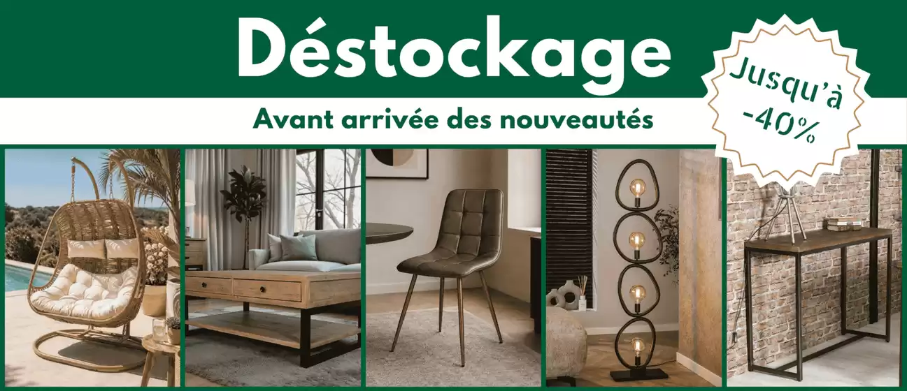 Catalogue Pier Import à Chaleins | Opération déstockage : du 7 au 11 août | 2026-08-07T00:00:00.000Z - 2026-08-11T00:00:00.000Z