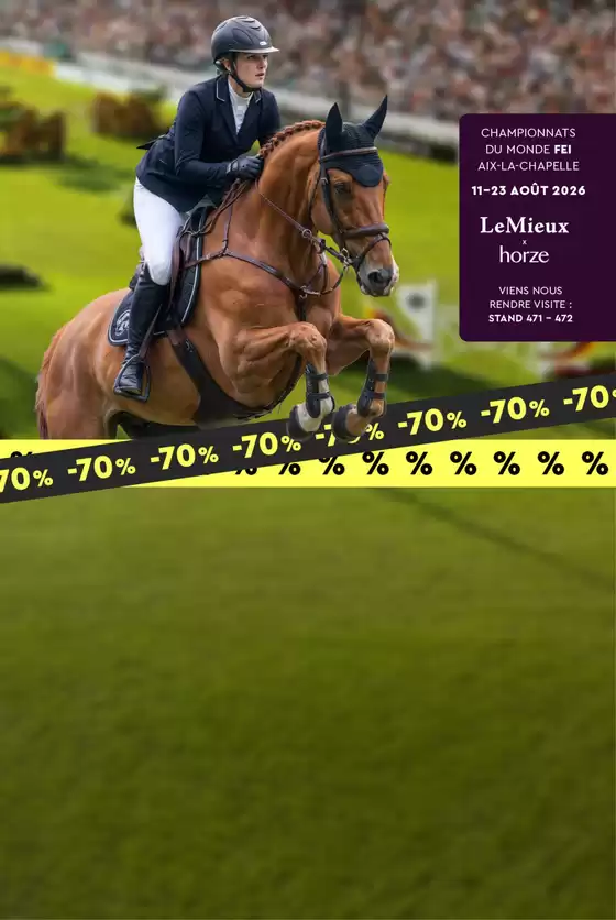 Catalogue Horze | ÉCONOMISE JUSQU'À 10 % EN PLUS SUR TOUTES LES GRANDES MARQUES | 2026-08-10T00:00:00.000Z - 2026-08-23T00:00:00.000Z
