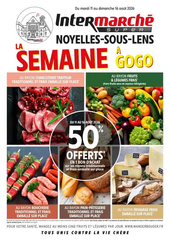 Catalogue Intermarché | PROS LOCAL - 1155 NOYELLES-SOUS-LENS | 2026-08-11T00:00:00.000Z - 2026-08-16T00:00:00.000Z