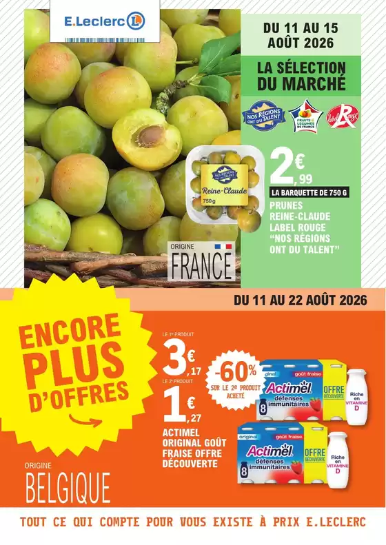 Catalogue E.Leclerc à La Boissière-École | TRAFIC POUVOIR ACHAT 8 - MIXTE | 2026-08-11T00:00:00.000Z - 2026-08-22T00:00:00.000Z