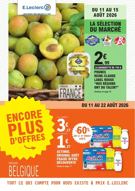 Catalogue E.Leclerc à Deauville | TRAFIC POUVOIR ACHAT 8 - MIXTE | 2026-08-11T00:00:00.000Z - 2026-08-22T00:00:00.000Z