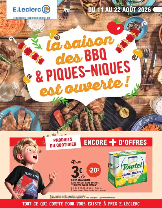 Catalogue E.Leclerc à Frontenay-Rohan-Rohan | TRAFIC POUVOIR ACHAT 8 - MIXTE | 2026-08-11T00:00:00.000Z - 2026-08-22T00:00:00.000Z