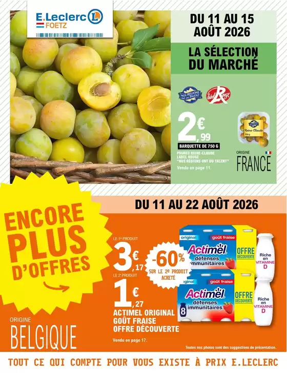 Catalogue E.Leclerc | 26M331C02LU | 2026-08-11T00:00:00.000Z - 2026-08-22T00:00:00.000Z