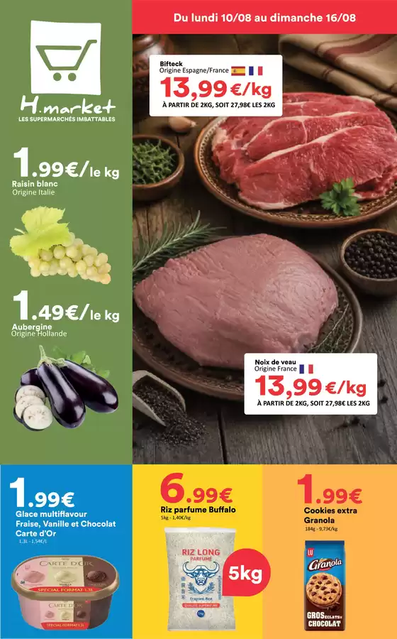 Catalogue Hmarket à Colleville-Montgomery | FLYER V7 | 2026-08-10T00:00:00.000Z - 2026-08-16T00:00:00.000Z