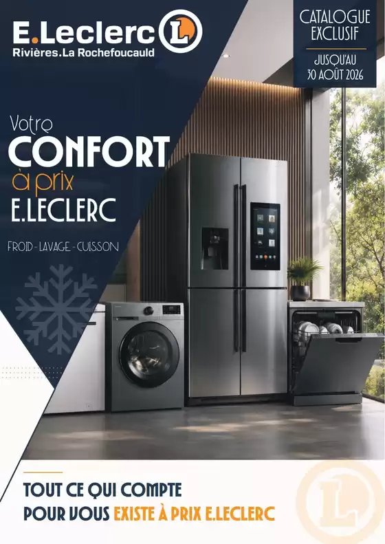 Catalogue E.Leclerc à Colleville-Montgomery | CATALOGUE GEM FROID 2026 | 2026-08-11T00:00:00.000Z - 2026-08-30T00:00:00.000Z