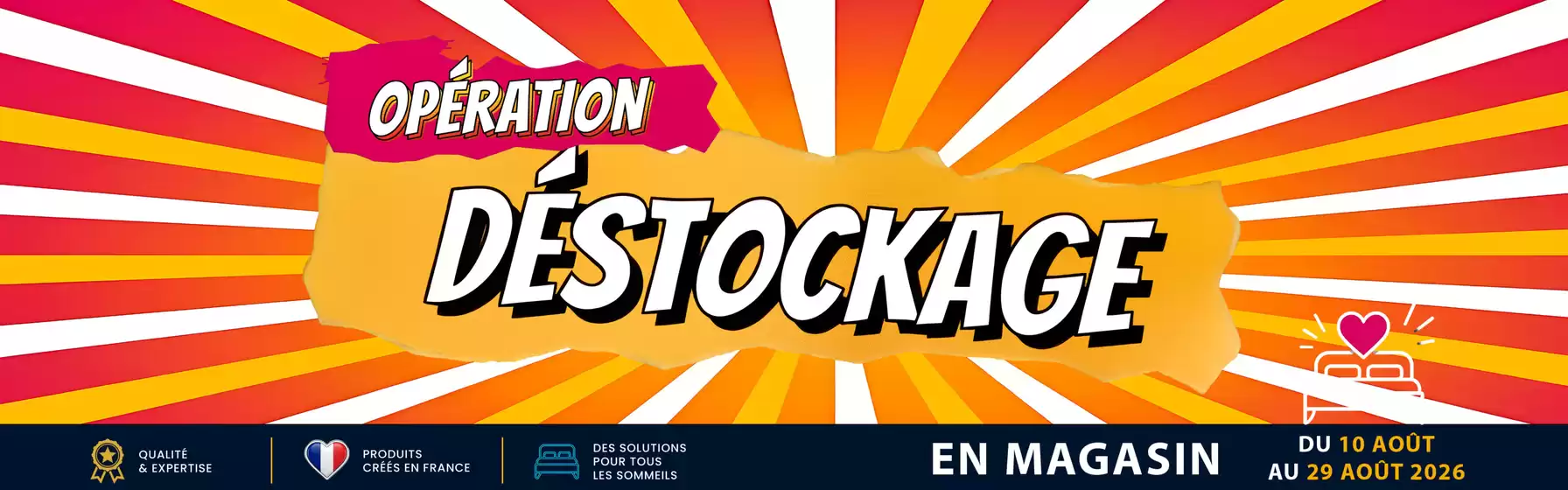 Catalogue Ma Literie à Montbrison | Opération déstockage | 2026-08-11T00:00:00.000Z - 2026-08-29T00:00:00.000Z