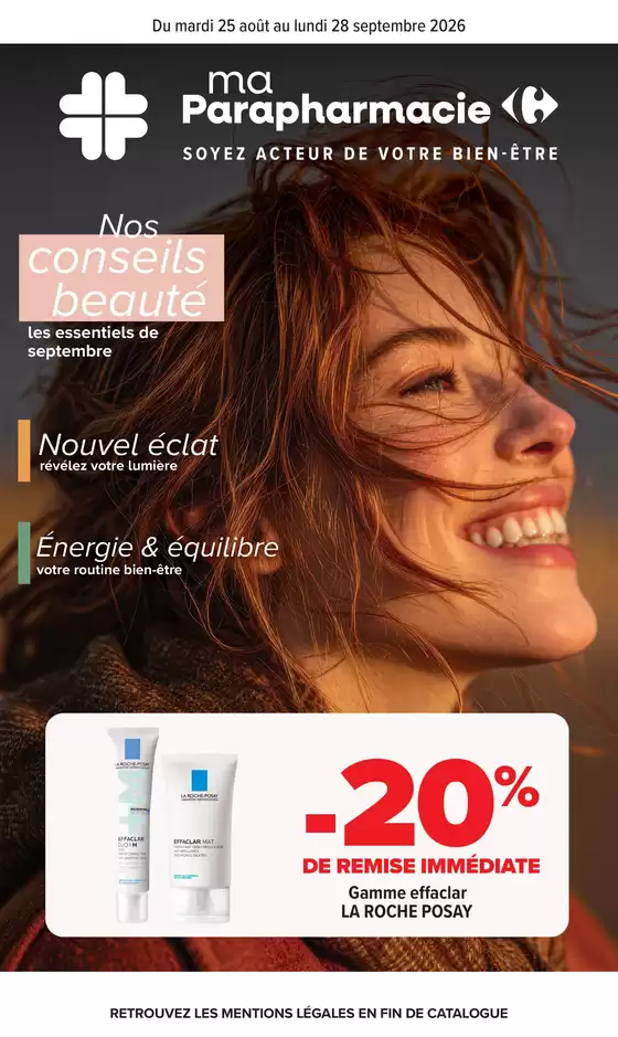 Catalogue Carrefour à Le Lion-d'Angers | PARAPHARMACIE BEAUTÉ SANTÉ BEIN-ÊTRE | 2026-08-25T00:00:00.000Z - 2026-09-28T00:00:00.000Z