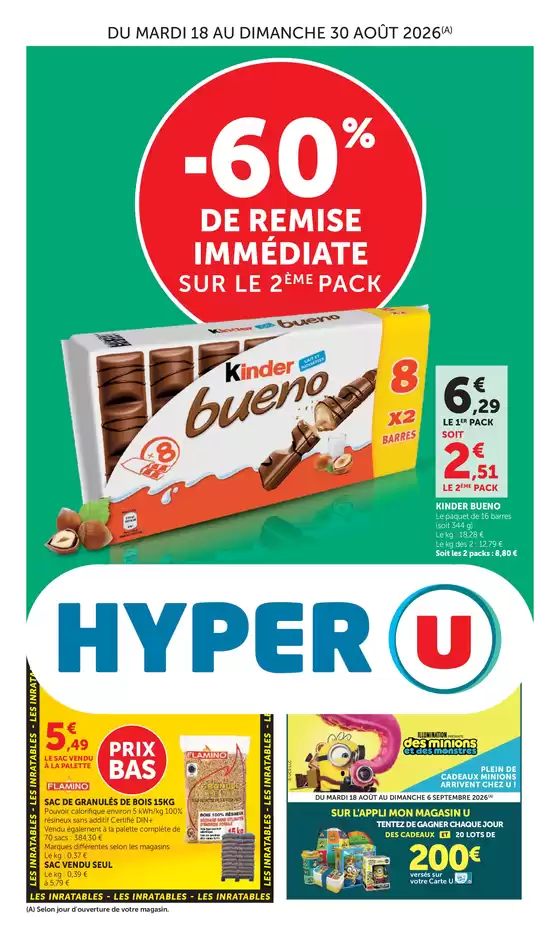Catalogue Hyper U à Belgentier | Catalogue HYPER U | 2026-08-18T00:00:00.000Z - 2026-08-30T00:00:00.000Z