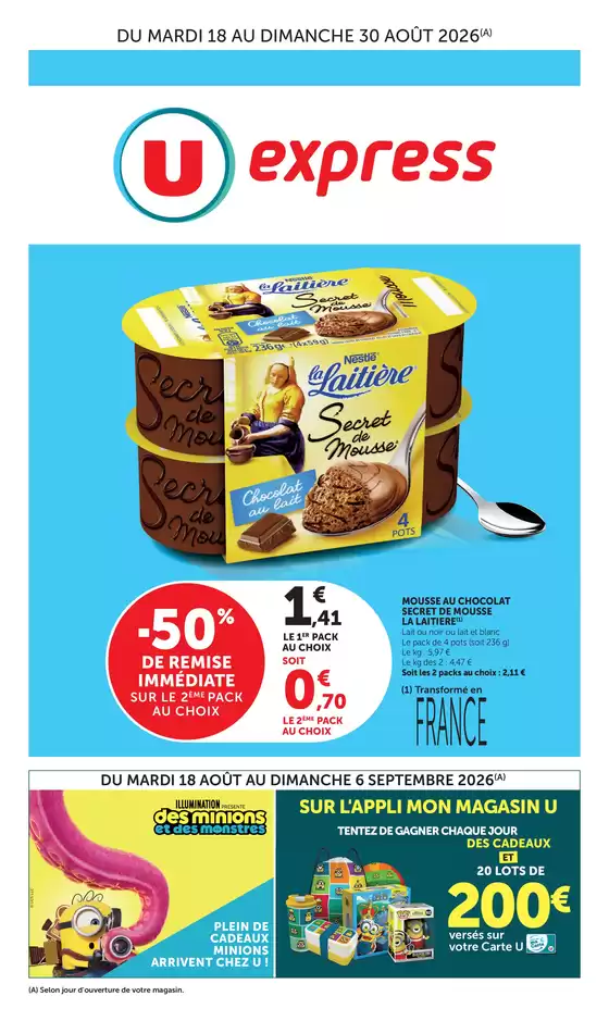 Catalogue U Express à Mouen | Catalogue U EXPRESS | 2026-08-18T00:00:00.000Z - 2026-08-30T00:00:00.000Z